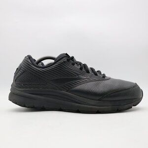 Brooks Addiction Walker 2 Men's Size 11 Black Leather Walking Shoes Sneakers
